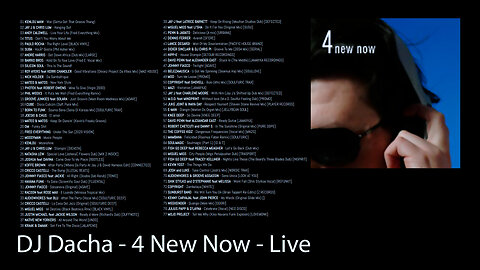 DJ Dacha - 4 New Now - Live
