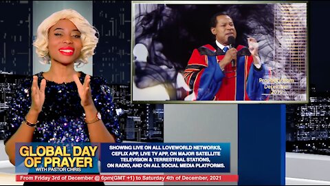 💥 TOMORROW💥 - Global Day of Prayer with Pastor Chris | Begins December 3, 2021 at 12pm Eastern