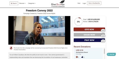 Don't Use GoFundMe, Use GiveSendGo. Here is why