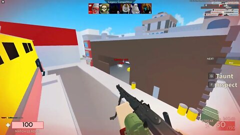 they weren't happy after this clip... i think. (Roblox Arsenal)