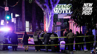 Two LA-area police officers shot and killed responding to stabbing