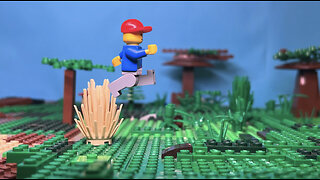 Five LEGO Stop Motion Jumps Shown Frame-by-Frame