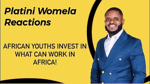 African youths look at your environment and invest in what can help your people !