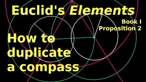 Euclid's Elements: Book 1, Proposition 2