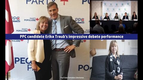 PPC candidate Erika Traub's impressive debate performance