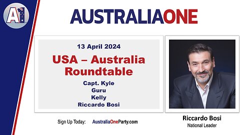 AustraliaOne Party - USA, Australia Roundtable (13 April 2024)