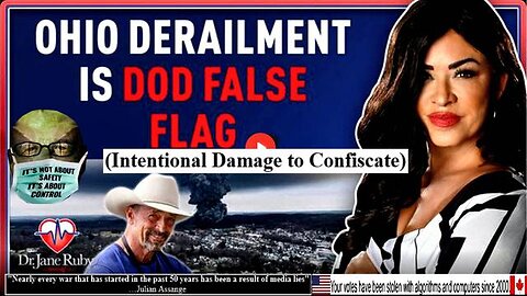 DoD Whistleblower: Ohio Train Wreck /Chem Leak Was a False Flag- Intentional Release