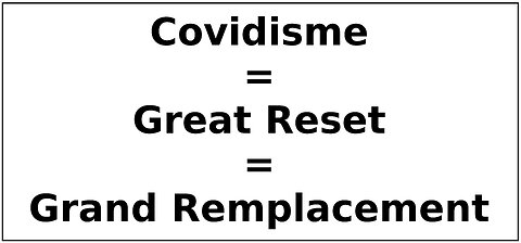 Covidisme = Great Reset = Grand Remplacement