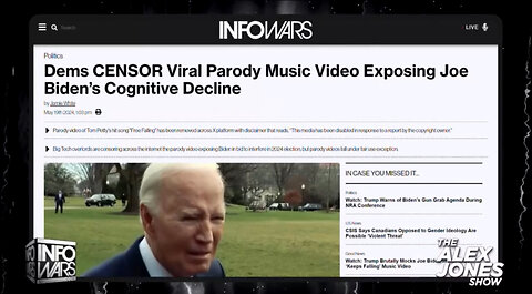 MYSTERY: Who Censored Viral Music Video Exposing Dementia Joe?