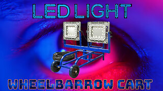 Explosion Proof LED Tank Light-Portable Wheelbarrow Cart-42,000 Lumens