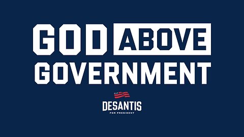 "I Will Lead the Effort to Restore Religious Liberty in the United States of America" - Ron DeSantis