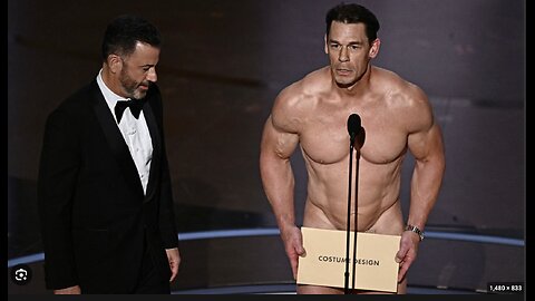 46 Year Old John Cena Naked at Oscars! Natty or Not?
