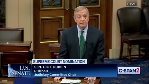 Dem Sen Dick Durbin's Shocking Admission On Dems Treatment Of GOP SCOTUS Nominees