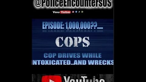 Whatcha Gonna Do When They Crash Into You? | Cop DWI Car Crash | #Shorts