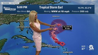 Tropical Storm Earl update for Saturday, September 3, 2022