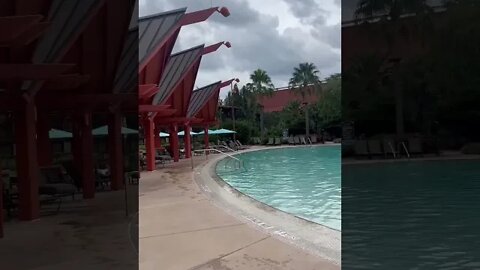 Disney’s Polynesian Resort & Quiet Pool #disneyworld #shorts #polynesianresort #disneyresort