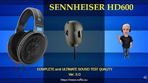 SENNHEISER HD600 Complete Ultimated Sound Test Quality