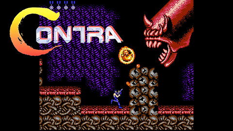 Contra ( NES / Nintendo ) - ( FULL GAME ) - Longplay / Playthrough