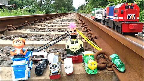 The Transportation Agency Train and the Boboiboy Train Crash into a Truck