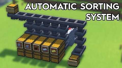 Minecraft Full Automatic Sorting System - 1.16/1.15