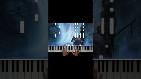 Princess Mononoke Main Theme (Piano Cover) #shorts