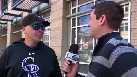 Rockies fans take the day off to enjoy the first day of baseball season