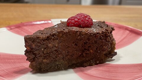 Grain Free / Dairy Free Chocolate Raspberry Pie (AKA Cow Pie)