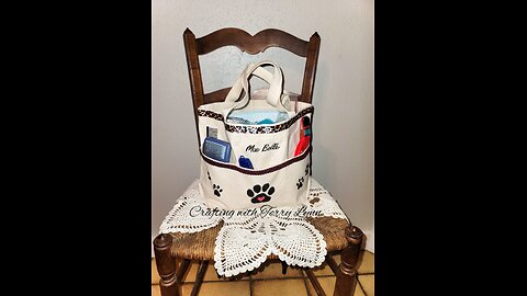 DIY Canvas Dog Bag