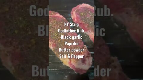 Godfather NY Strip steak!