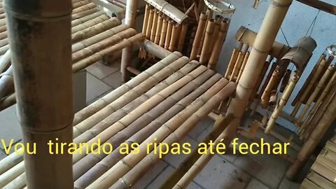 como fazer cama de bambu @bambu total