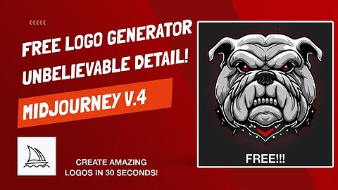 Create INCREDIBLE Logos For FREE! Best FREE Logo Generator - Midjourney AI Version 4