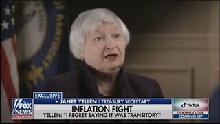 Janet Yellen says she 'regrets' saying 'transitory' then blames us