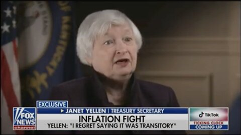 Janet Yellen says she 'regrets' saying 'transitory' then blames us