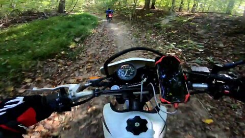 DR650 through the West Virginia creekbeds ! Long Form Dual Sport Trip !