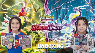 ABRIMOS 2 TRIPLE PACK E 1 QUAD PACK SCARLET & VIOLET / POKEMON TCG