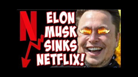 Elon Musk DESTROYS Woke Hollywood, Netflix Stock Crash in BRUTAL Tweets