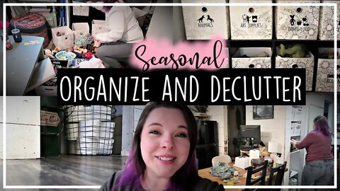 Reorganizing and Decluttering//Toy Management System//Clean With Me
