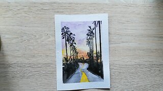 Watercolour Street scene ✏️ || EPISODE 42