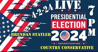 JOIN ME FOR LIVE ELECITON RESULTS ON APRIL 2ND 2024 @ 7PM EST JOIN ME IN CHAT FOR QUESTION & ANSWERS