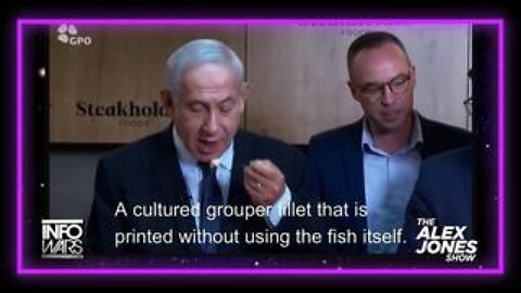 Netanyahu Promotes Plan To Ban Meat & Force Human Slaves To Eat Bioblobs