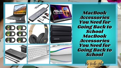 The Teelie Blog | MacBook Accessories You Need for Going Back to School | TeelieTurner