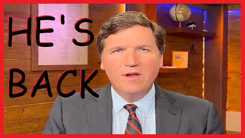 He's BACK!! Tucker Carlson SPEAKS OUT On Twitter For the First Time Since Leaving Fox News!