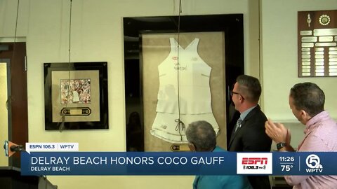Delray Beach honors Coco Gauff