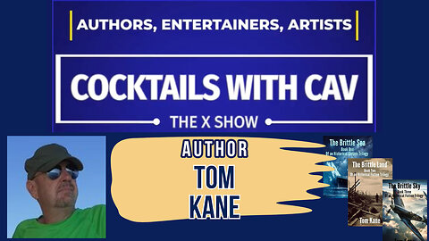 Cyprus, Suspense & his Brittle Saga novels! Cocktails With Cav & Author Tom Kane from Cyprus!