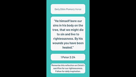 Bible Memory Verse of the Day #christianity #God #Jesus #Bible #Biblestudy #1peter