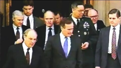 Vintage CNN - Iraq War Day 2 - George Bush - Jan 17 1991