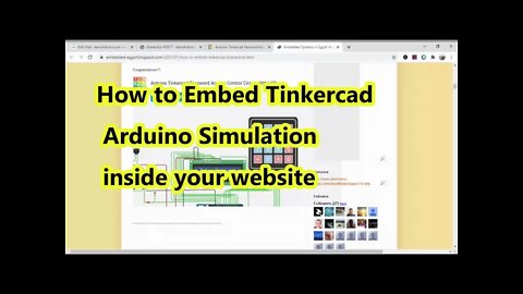 How to Embed Arduino Simulation inside your Website or Blog With Tinkercad