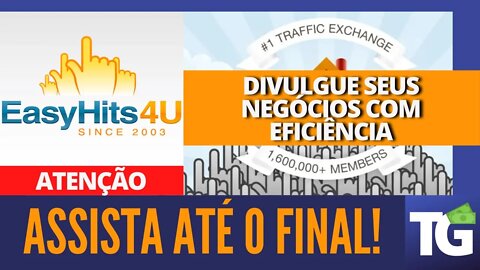 EASYHITS4U - A MELHOR PLATAFORMA DE TROCA DE TRÁFEGO DA INTERNET | TUTORIAL COMPLETO (SITE)