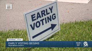 Early voting begins in Palm Beach County