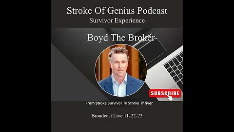Stroke Survival Story Of Boyd The Broker